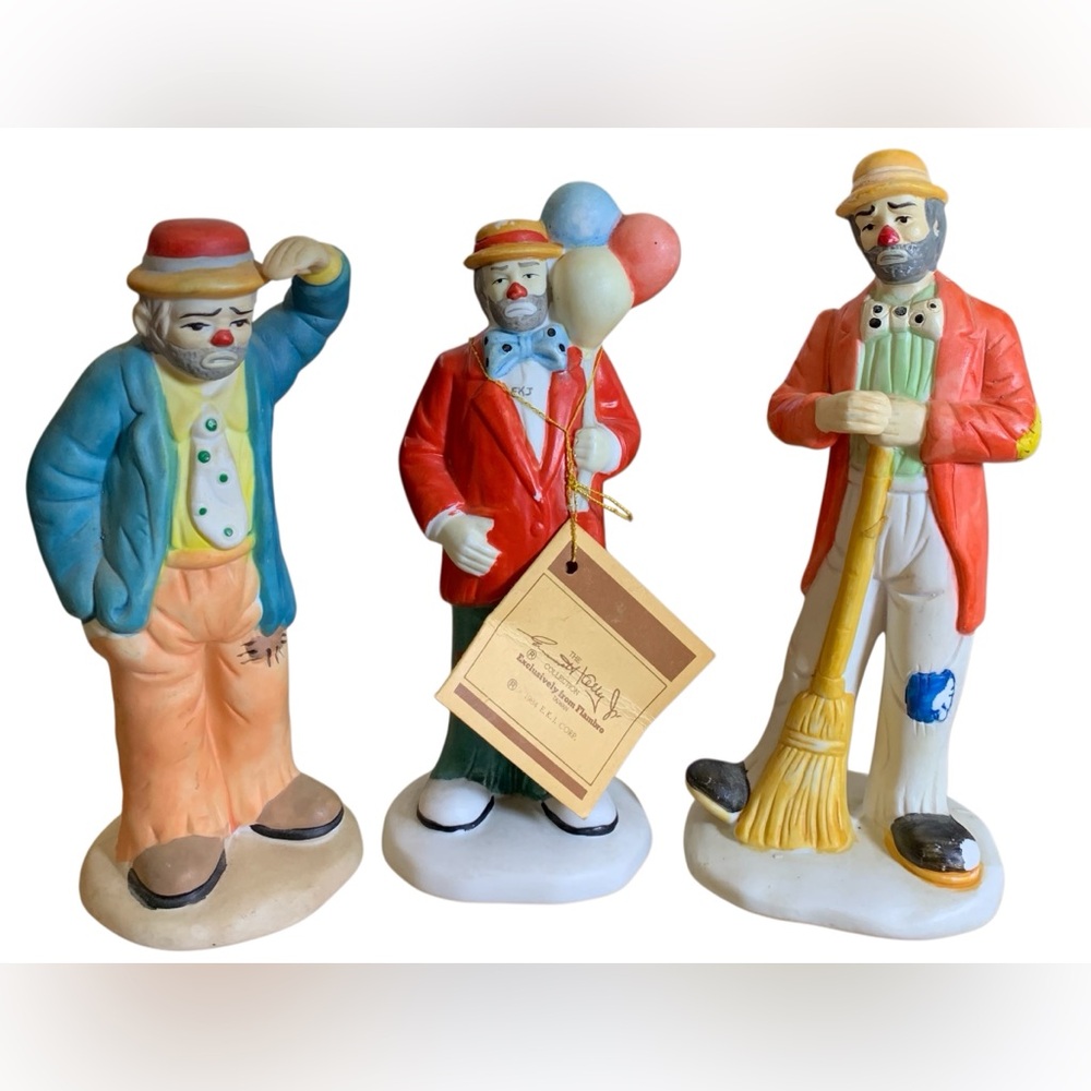 RARE Vintage Flambro Emmett Kelly Jr‎ Signature Collection. With original Tag